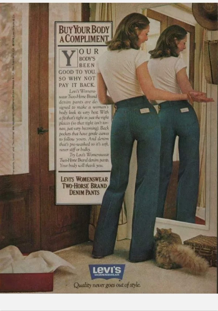 VERY RARE! Levi's 1978, Two horse Collection Women's jeans. Wide leg, high rise.